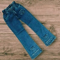 جينز بناتي • نيلي • مقاس 10-13