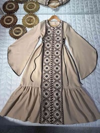 فستان رمضاني • هوريم دابل تركي • مقاسات ٣٨-٤٨