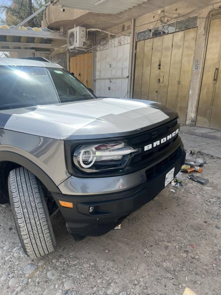 فورد برونكو سبورت2024
- مكفولة كير ومحرك وحادثها بسيط شويه بالنيد والجاملغ 

- ماشية 3 الف فقط 

-محرك 1500 تيربو 
-بصمة  

- تحديد مسار 

- كشاف لايت اوتو 

- گير 8 سرع مع مودات قيادة 

-كشن كهرباء

-  بصمات ابواب +جنطة

- تشغيل عن بعد 

-هاند بريك بصمه  

-كشنات هيتر 

- شاشه   اواكس+بلوتوث

-كامره خلفيه دوارة 

- مانع انزلاق 

-جنطة كهرباء

- شاحن لاسلكي

-ماوس انظمة قيادة ثلجي وعادي

-لايتات عدسة زينون led

-سستم صوت bose

-كروز تحديد سرعه 

- اوتو ستوب  اطفاء اقتصادي عند القيادة     

- رادار  امامي لتجنب الحوادث 

-تحديد مسار رادار الخطوط البيضاء

- تحكم ستيرن 

- تحذير اجتياز بالمري

- تحذيرات  تعب السائق اثناءالقياده 
لاتصال ***********
