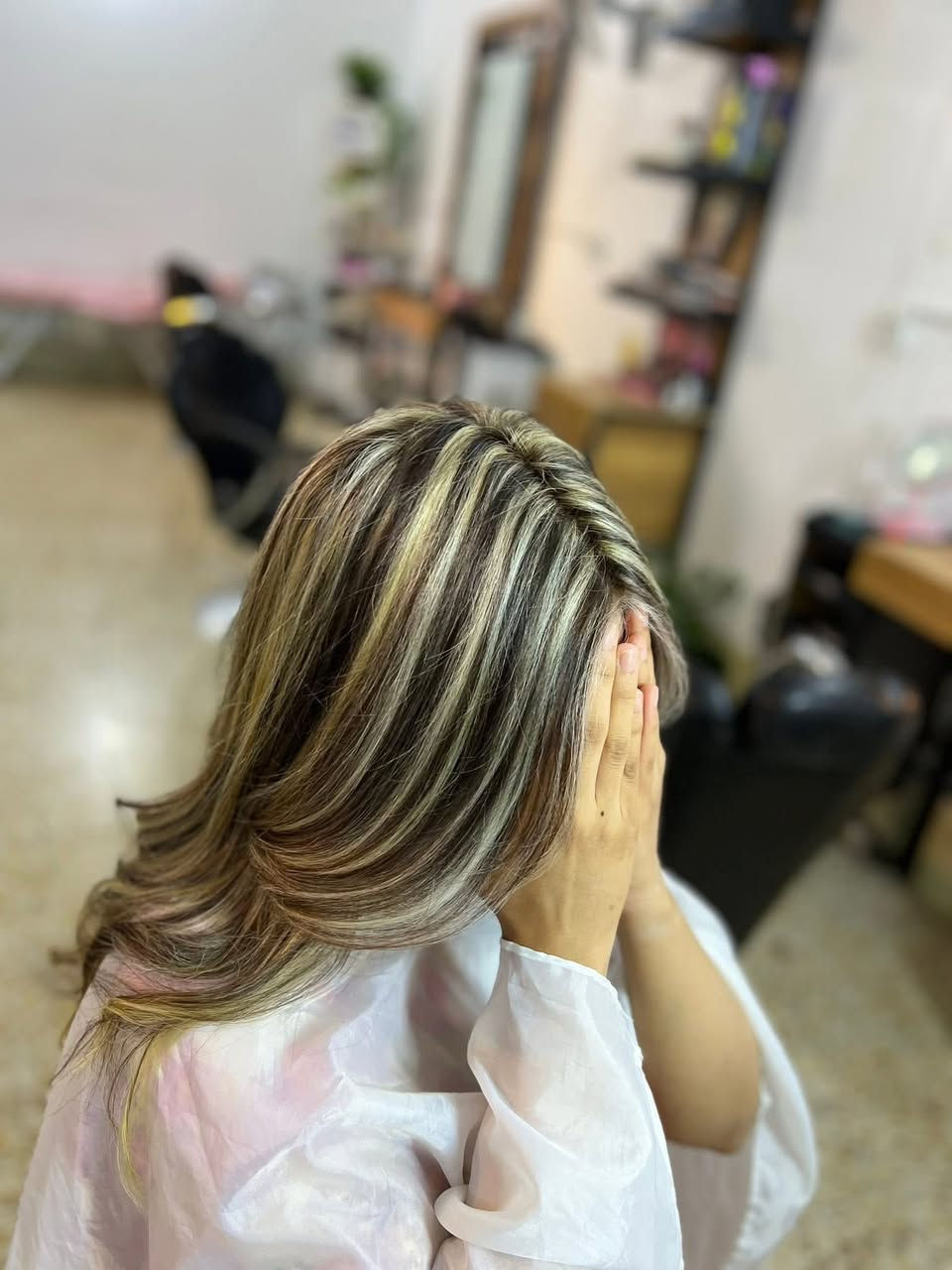 جزء من شغل صالون سمو الملكه العنوان المهندسين طريق الجنه عمود ١٣بجانب شاورما سامان للحجز ***********
