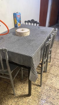 ميز طعام عراقي • ست كراسي • حي العامل