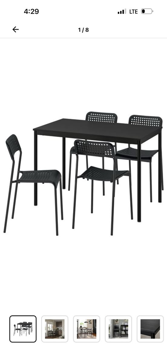 ميز طعام  ايكيا 110x67 قياسه ويا ٤ كراسي شبه جديدة
السعر ١٠٠ الف


**إذا كنت صاحب هذا الإعلان وتريد حذفه لأي سبب، رجاءا أرسل رسالة إلى الدعم الفني**