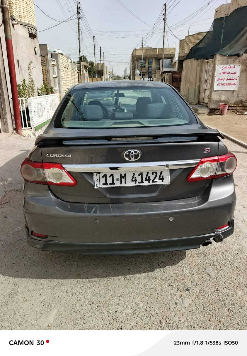 كورولا 13 امريكي حادثها موضح بالصوره باسمي بغداد***********
