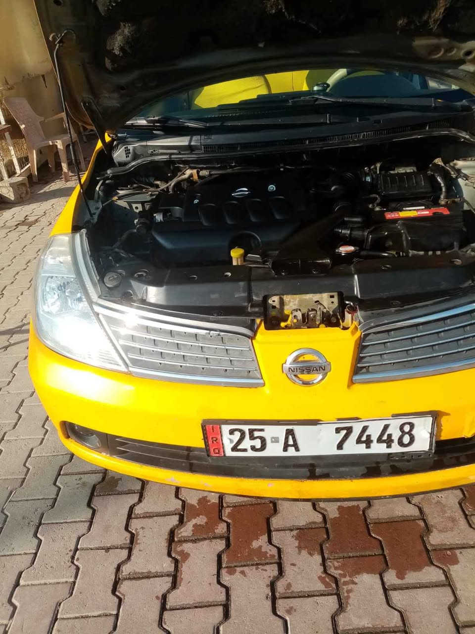 نيسان ڤيرسا تكسي مشروع وطني كركوك أ باسمي رقم انكليزي شاشه ايباد كامره ب100$ شادها قفل مركزي سيارة جاهزه بيها فوك البكلايتات الخلفيه ضرر من أمريكا وبيها باب سكن بدوسه الكير الصبح مينمر كبل D لازم اذبها 1 بعدين بس تمشي شويه ذبها D يرجع طبيعي بس بتشغيله صبح محرك جديد شاده بچيس  *********** كركوك, العراق
