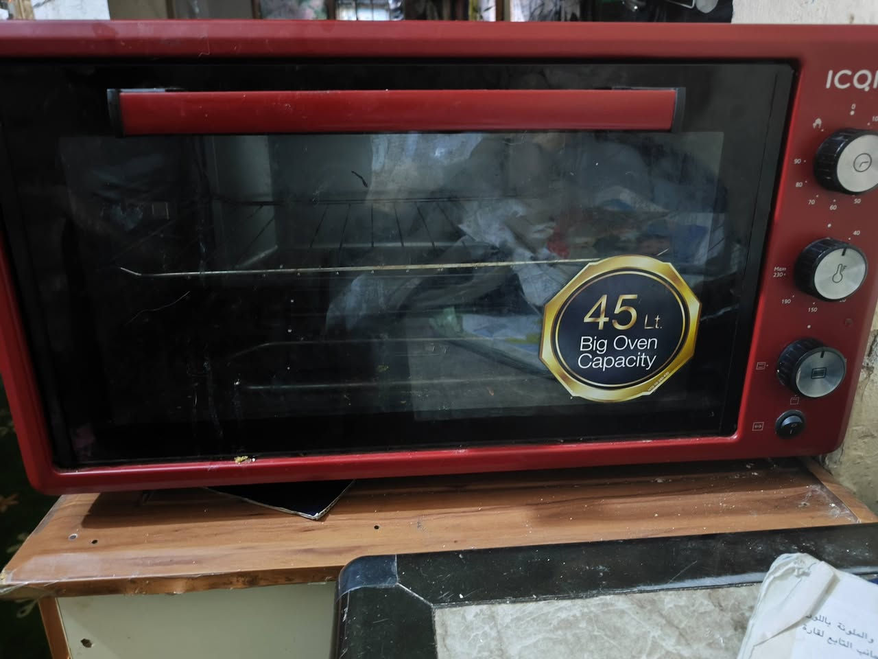 اوفن شغال جديد مستعمل شهر
بغداد الشعلة 
الصناعة تركي 

السعر 40

***********
