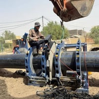 اخواني العزاء الي يحتاج كوادر   كبس شبكات الماء البولي اثلين او مجاري ...