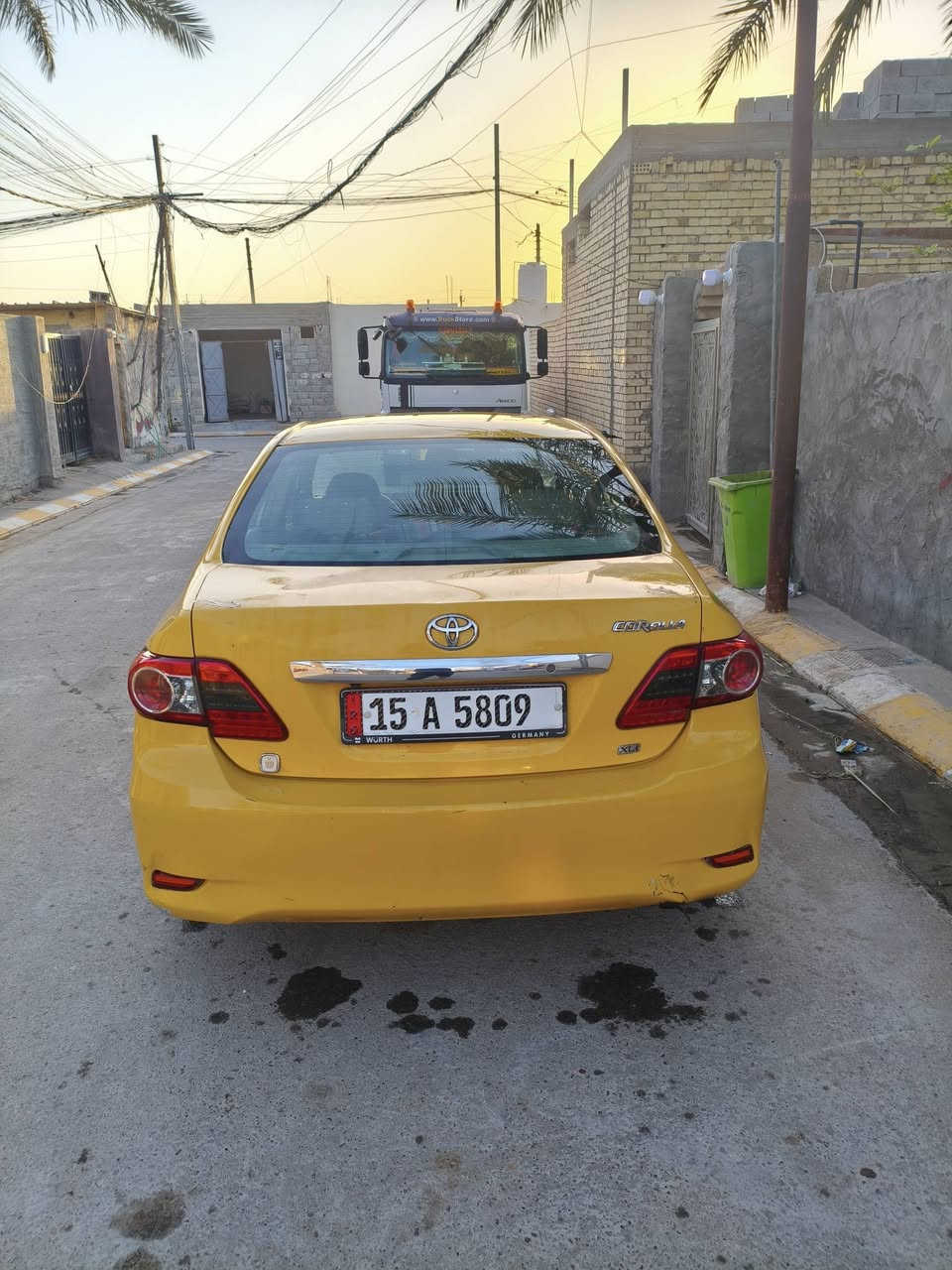 للبيع كورلا وترهم مراوس بخصوصي
خليجي موديل 2009 
سنويه جديده بٱسمي مصفره هيٱه وغرامات السعر 85 سياره جاهزه من كلشي العنوان الفلوجة/*********** 
بي واتساب
