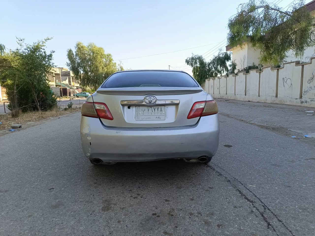 السلام عليكم تيوته كامري موديل 2008 رقم بغداد الماني سنويه, 2028 مشروع وطني شرط وكاله وتحويل سياره فول مواصفات بصمه فتحه اسلايت كشنات جلد بصمه بل بوب مكينه 6سلندر السياره مجفيه عل سفحت السايق السياره صبغ عام محرك كير صدر وتايرات كله بشرط البيع فقط مستعجل عل بيع السعر قفل من الخير 55
العنوان كركوك 
رقم الهاتف ***********
