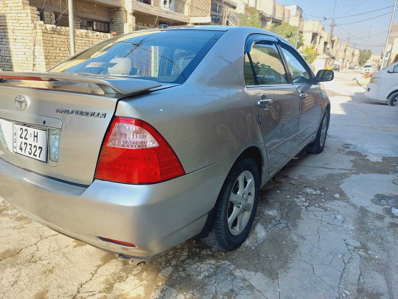 2006 فوول
مصبوغة عام لان جارده وصورها قبل الصبغ موجوده 
رقم اربيل بسمي 
محرك 1800
تبريد شغال وثلج ❄
4 دسكات امامي خلفي
فتحة سقف سلايد  
مرايات كهرباء وشفط 
جام كهرباء 
شاشة وكامرة 
داخل جلد بلاد 
دركة ستيرن صاج 
مكاني البياع 
سعرها 90 وبيها مجال حگ الجيه فقط


**إذا كنت صاحب هذا الإعلان وتريد حذفه لأي سبب، رجاءا أرسل رسالة إلى الدعم الفني**