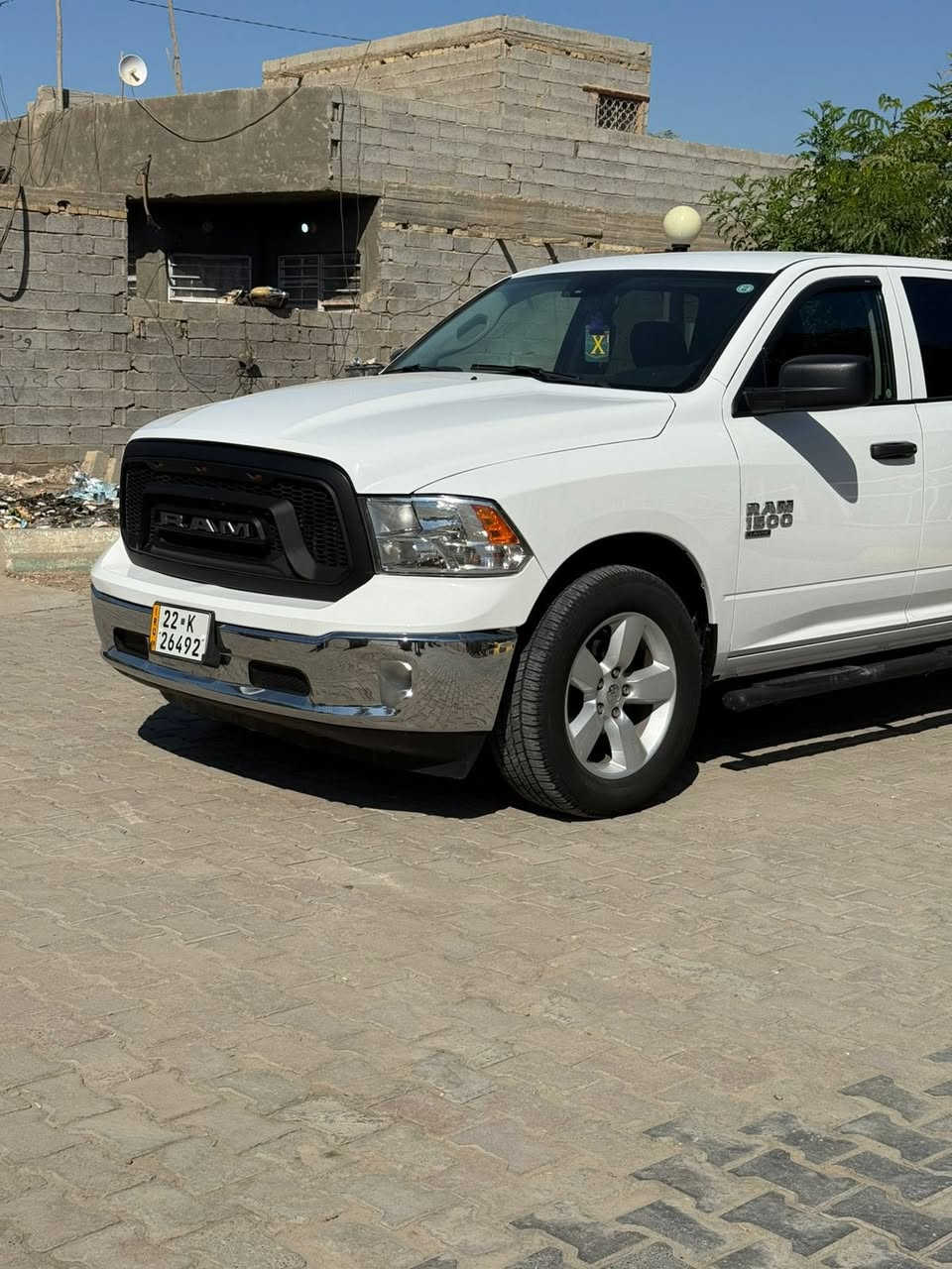 Ram 1500 Classic Tradesman 2023
رام 1500 كلاسيك
▫️ اللون: أبيض
▫️ وارد أمريكي
▫️ رقم أربيل
▫️ محرك 3600 و السيارة مبرمجة يم العملاق مصطفى ايكل يعني تنسة الادفانز
▫️ شاشة + كاميرا خلفية
▫️ تحكم ستيرن
▫️ مكيف ثلج
▫️ مثبت سرعة
▫️ السيارة استخدام شخصي ونظيفة جداً
📌ماشية 22.000 ميل و قابل للزيادة
📌 بدون ايرباك✅
📌 الحادث بأمريكا الجاملغ الأمامي الأيمن و البنيد مبدل نفس اللون يعني الصبغ قطعة وحدة فقط 
السعر 225 و بيها مجال بسيط للشراي
***********
