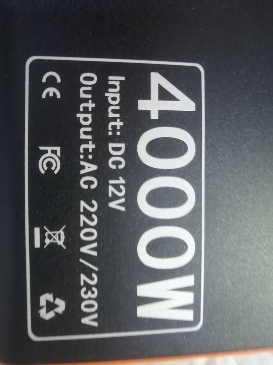 انفيرتر 4000 واط 
شاشه ديجيتال ريموت
12 فولت 
220 تخرج
السعر 145الف مع التوصيل


**إذا كنت صاحب هذا الإعلان وتريد حذفه لأي سبب، رجاءا أرسل رسالة إلى الدعم الفني**