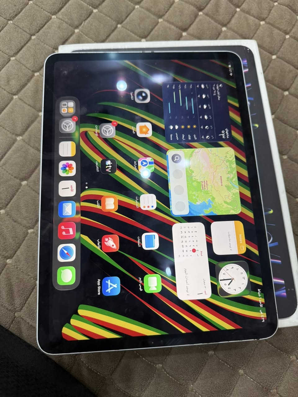 السلام عليكم اخوان عندي ايباد M2 الشاصي نضيف  الجهاز مبدل ايسي اصلي
مايطلع بالحاسبه مبدل بي شي ذاكرته 256 
 سعره 600 مكاني بغداد مدينة الصدر 
للأستفسار ***********5
