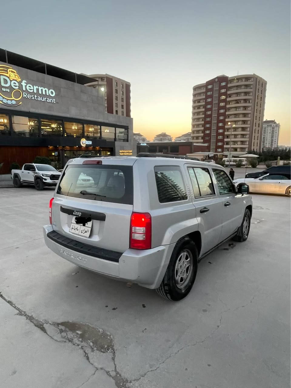 بةناوي خواي گةورة
فروشتني خيرا
لةسليمانيم بوو بةيوةندي كردن 
*********** اسيا

*********** كورك
جيب باتريوت مووديل 2008
نرخي ٨٨ گةلاو كةميك مةعامةلة 
گيرر ئتوو ماتيك..گير عادي.....دزة خليسك
تةبريد بشرت...گةرمي بةشةرت...
مةكينة 20 بي اكسل مةرغوب
گيروو مةكينةي بشرت بشرتي ١٠ فيتةر
تةحويل غرامة بةشةرت....
كارةباهي هةموو گياني بشرت....
تايةي تازةية....باتري تازةية.....مالي دوستة بي مةسرةفة
سةنةوي بةسةر نةجووة ...سويج كونترول
بلاجكتور....تةقةو رةقةي نيية
2 بارجةو نيوو بوياخة بي ناوگرتن رةسمي سونةريم داناوة..كالبونةوة نيية السليمانية, العراق
