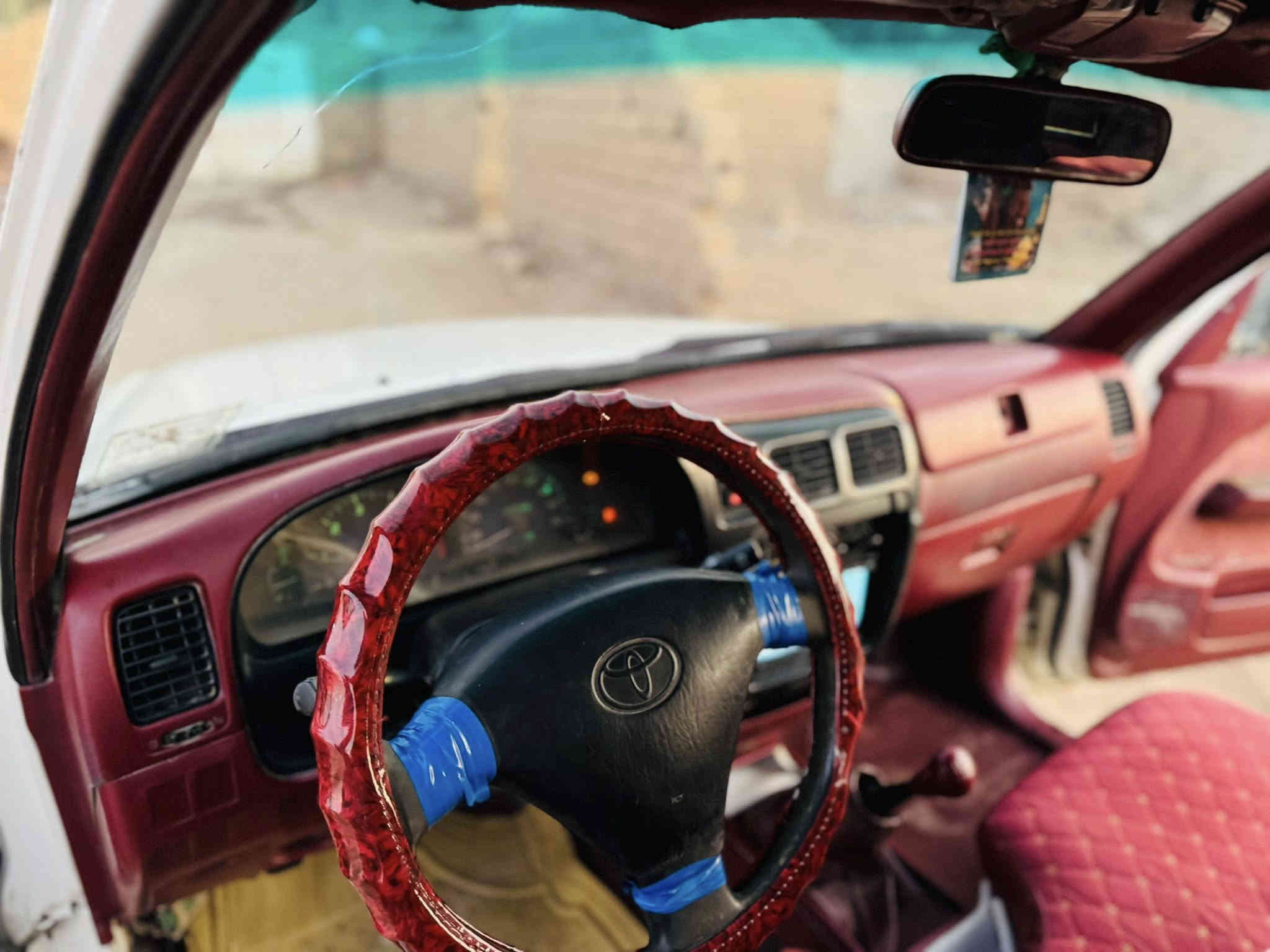 السلام عليكم تيوتا جمره ٢٠٠٤ رقم بصره سنويه ل٢٨ مصبوغه عام جمالي دشبول ماروني تخم تاير حداديه وره وكدام توني شادها محرك وكير واكسن كفاله كهربائياة كلها شغاله لايت اصفرسياره خير من الله مسجل شاشه تحويل بلاسم العنوان ميسان المجر الكبير السعر ١٠٥ وبيها مجال قليل للستفسار لاتصال على الرقم ***********/*********** المايعجبه لايعلق ولايعامل جذب
