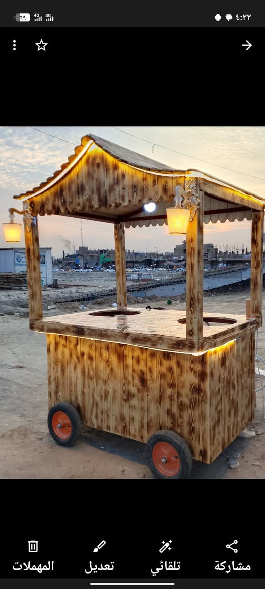 سلام عليكم عربانه للبيع بيه فتحتين وطباخات عداد ثنين بل شته تراهم تبيع لبلبي شلغم  وبل صيف ترهم تبيع لبن بيه منضومه كامله مكان حله مركز مدينه


**إذا كنت صاحب هذا الإعلان وتريد حذفه لأي سبب، رجاءا أرسل رسالة إلى الدعم الفني**