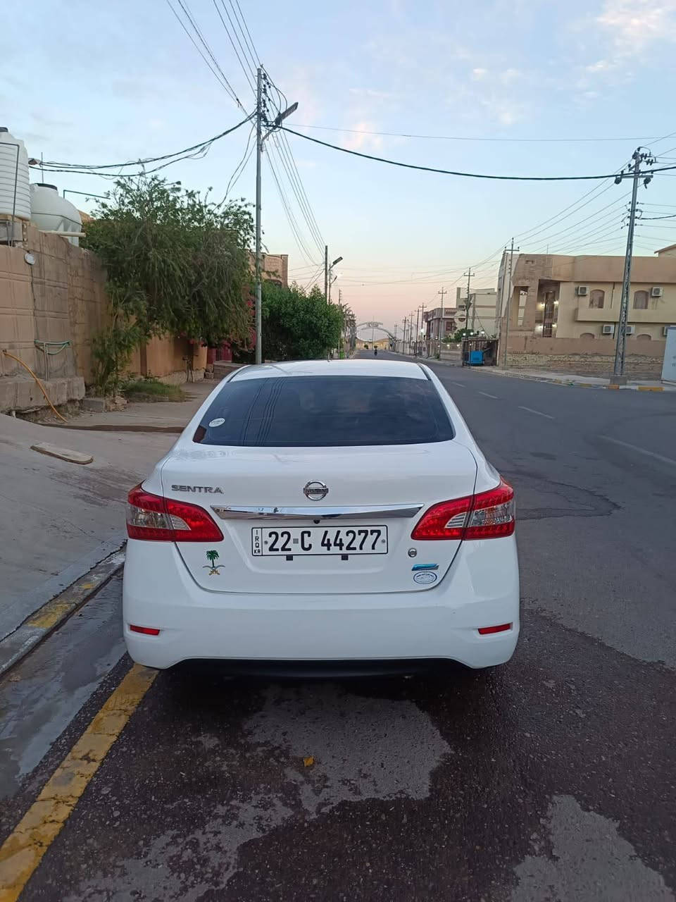 السلام عليكم نيسان سنترا 2016
خليجي 
لون ابيض 
محرك 1600
at
بيه ضربه بلجاملغ اليسر 
فقط بدون دواخل 
رقم اربيل تحويل مباشر 
تخم تاير 
كامره خلفيه 
السياره جديدة 
السعر 115وبيه مجال للطيبين 
المكان فلوجه***********
