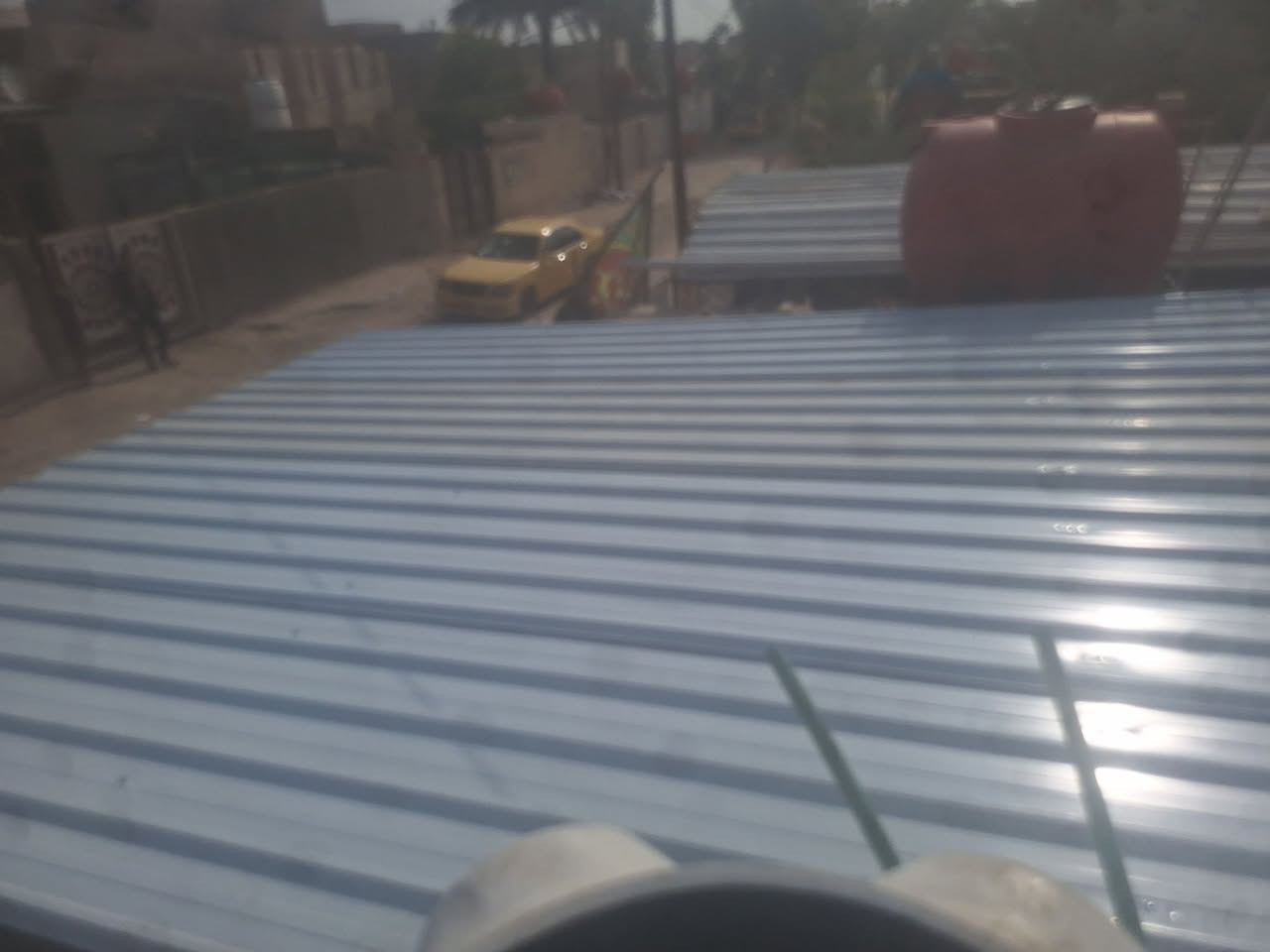 عمل اليوم سقيفه جينكو في احد مناطق الحله مستعدين لكافت اعمال الحداده والتصلحيات ***********
