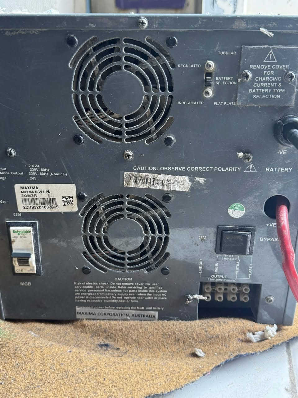 سلام عليكم عاكسة نوع مكزما 2 كلو 2000 واط تشحن و تولد كهرباء نظام 24 فولت سعره 175 الف يوجد توصيل كل العراق


**إذا كنت صاحب هذا الإعلان وتريد حذفه لأي سبب، رجاءا أرسل رسالة إلى الدعم الفني**