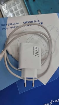 اخر قطعه شاحنه تايبسي اصلي مال شاومي 67 واط شحن سريع سعرها    15  الف ...