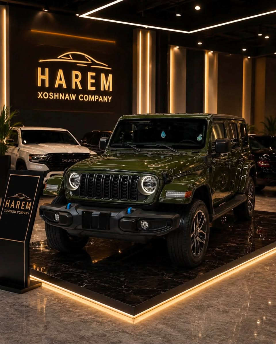 Jeep wrangler 4XE 2024
ضرر :جاملغ خلفي صبغ بدون ارباك بدون دواخيل

18 الف ماشي

تترقم شيمالي فقط 

سيارة هايبرد 4 سلندر 

سعر بدون رقم 295💰 

مكان اربيل

الاستفسارات اكثر 📞

***********
