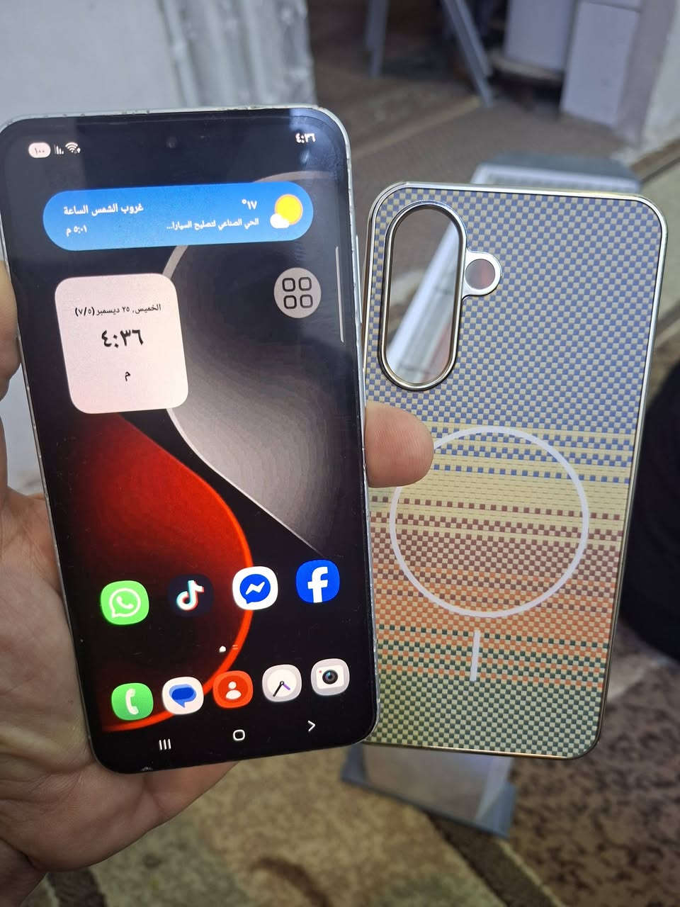 سامسونج A56  ابيض ذاكرة 256 رام 8
الشاشة مبدلة.. الداير بي طخات
#السعر225
مكاني بغداد حي العامل
ماعندي توصيل
***********
مابي اي خلل بشرط تفحصه وين متريد
