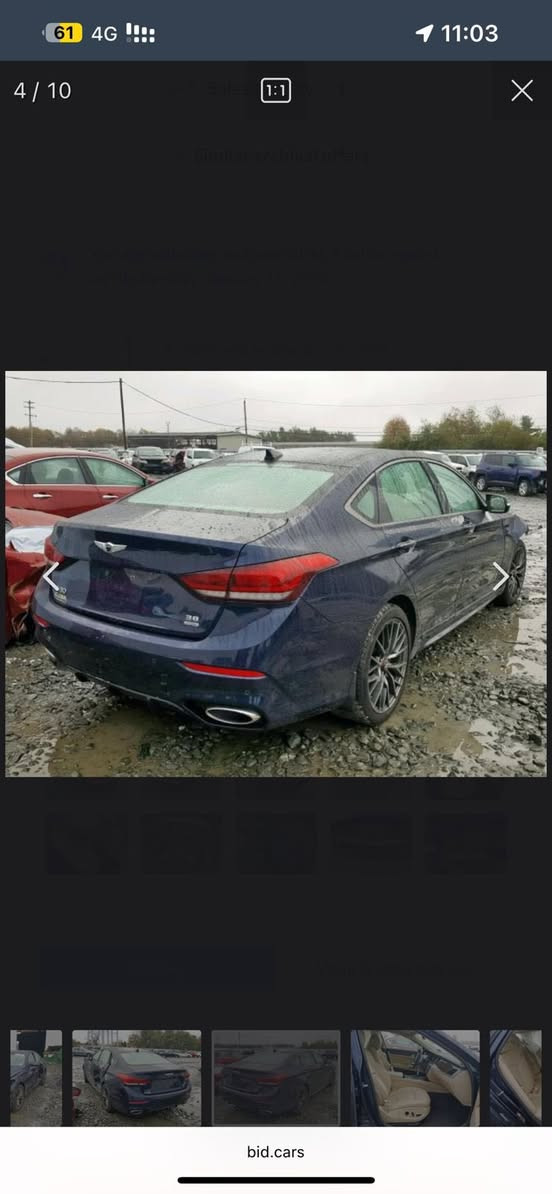 السلام عليكم 
جينسس للبيع g80 
موديل 2019
كت سبوت 
فول مواصفات عدا الماوس 
برده خلفيه كهرباء تفتح على R 
كشنات كهرباء وخزن وضعيتين وتدفئه وتبريد بالكشنات 
السيارة ماشيه 49 الف ميل وقابل للزياده 
رقم ميسان السنويه منتهيه 
گير ومكينه مكفولات 
الحداديه جيده
السعر :168 
***********
مكان السياره العمارة
