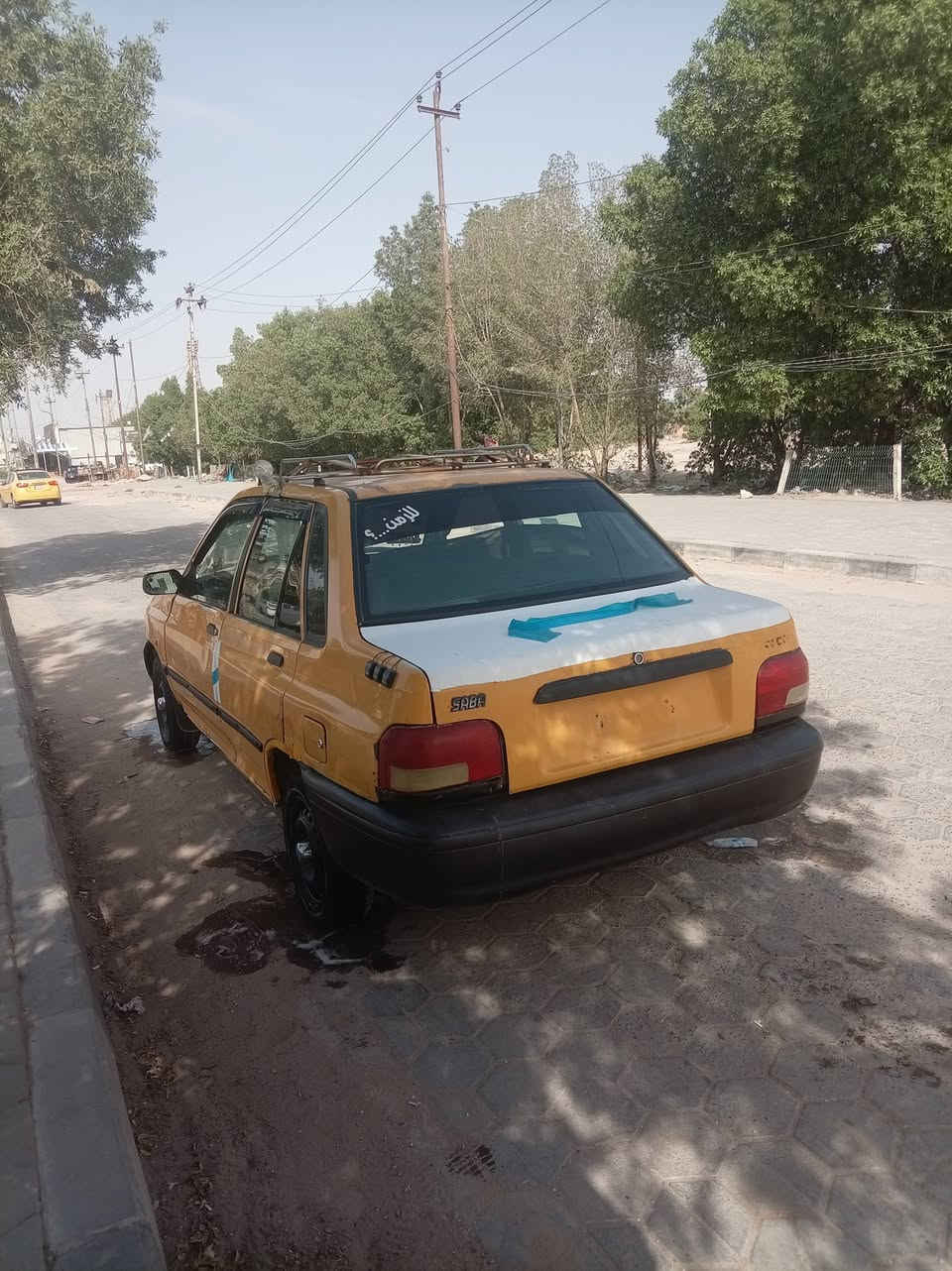 للبيع سايبه موديل 2009
مكينه كير حداديه تبريد تخم تاير كهربائيات
سياره جاهزه مابيها نقص مصفره هيئه  وغرامات سياره كمله من كلشي جام يصعد وينزل سماعات ربعه تبريد ثلج 
السعر 16 ورقه وبيه مجال العنوان النجف عمود 22
للاستفسار *********** وستاب بيه
