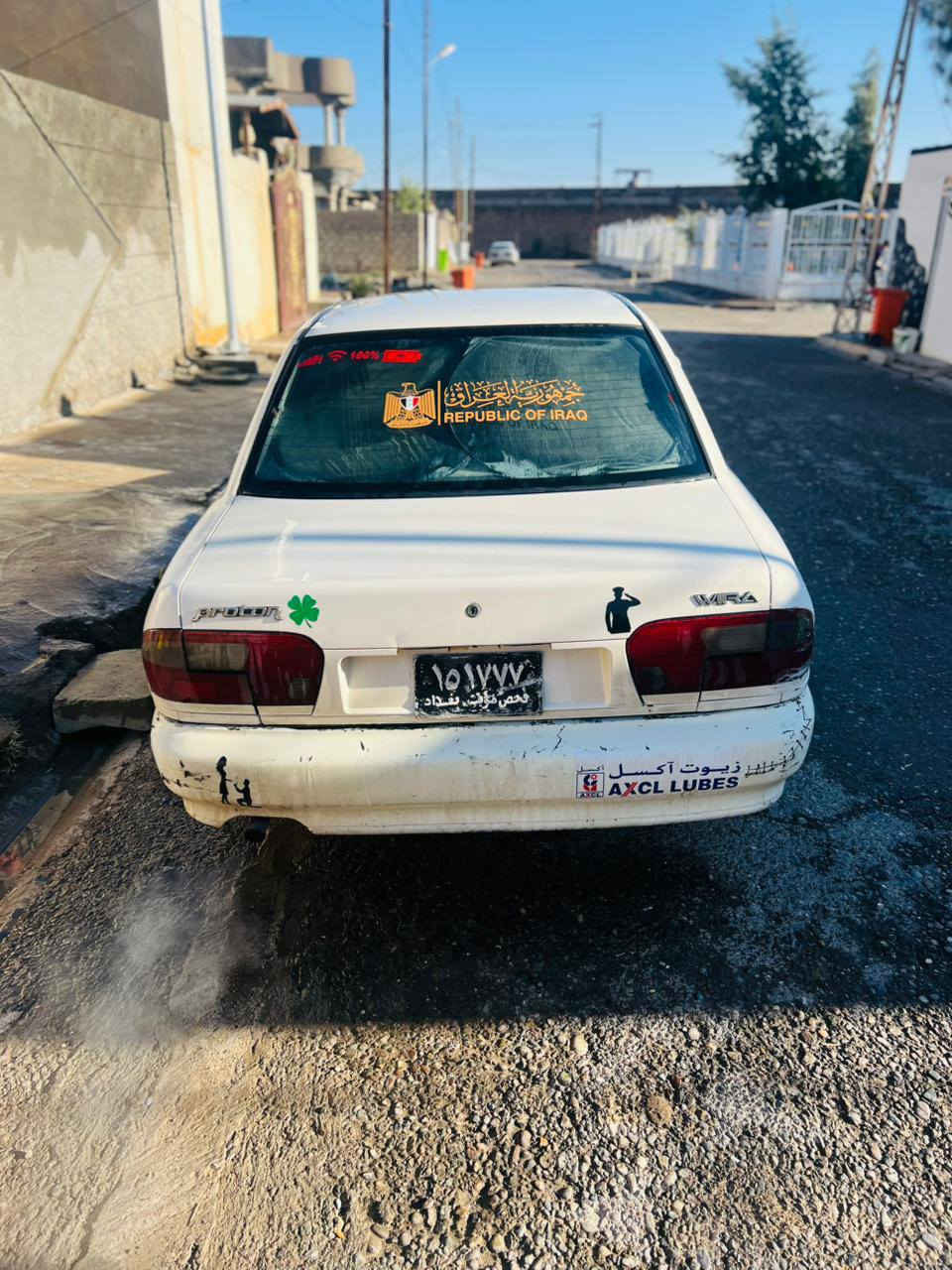 بروتون 2004  للبيع – نواب ضباط 🚗
🔹 الوصف:
▪️ رقم بغداد
▪️ كشر شوف العين
▪️ غرفته جديده 
▪️ تبريد – تدفئة شغّالة
▪️ محرك شرط كير شرط
▪️ اقتصادية جداً بالبنزين
▪️ صدر جديد
▪️ ستيرن جديد

💰 سعر 18$ وبيها مجال
📍 العنوان الحويجه الحي العسكري
📞 للتفاصيل التواصل على الخاص او الاتصال
***********
