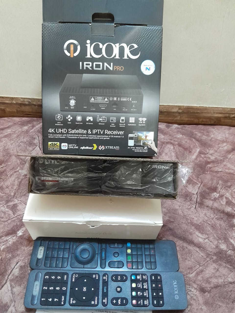 ايكون ايرون برو 
نظيف جدا وكامل الملحقات الاصلية دبل ريمونت اصلي و تجاري للبيع مكاني بغداد الشراي يتفضل خاص وشكرا لكم


**إذا كنت صاحب هذا الإعلان وتريد حذفه لأي سبب، رجاءا أرسل رسالة إلى الدعم الفني**