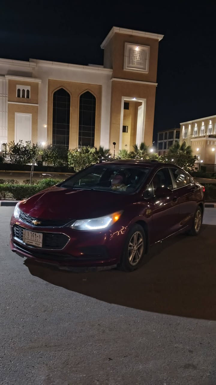 شوفر كروز مديل 2018 مواصفات LT فول واحد ع واحد رادار جانبي فتحه سقف صدر امامي خلفي جديد تحكم ستيرن مثبت سرعه شاشه كامره رقم كربلاء شاشه اعطال حادث بابين جهت السايق بصمه اربع ابواب مع بصمه عدد2 لون ماروني كرزي بسمي السياره محرك 1400 تيربو تشغيل عن بعد باتري جديد  دايرات جدد ماشيه 113km داخل مخمل كرسي كهرباء تدفئه تبريد السعر115وبيه مجال مكاني كربلاء  الرقم *********** بيه ملاحظات بسيطه
