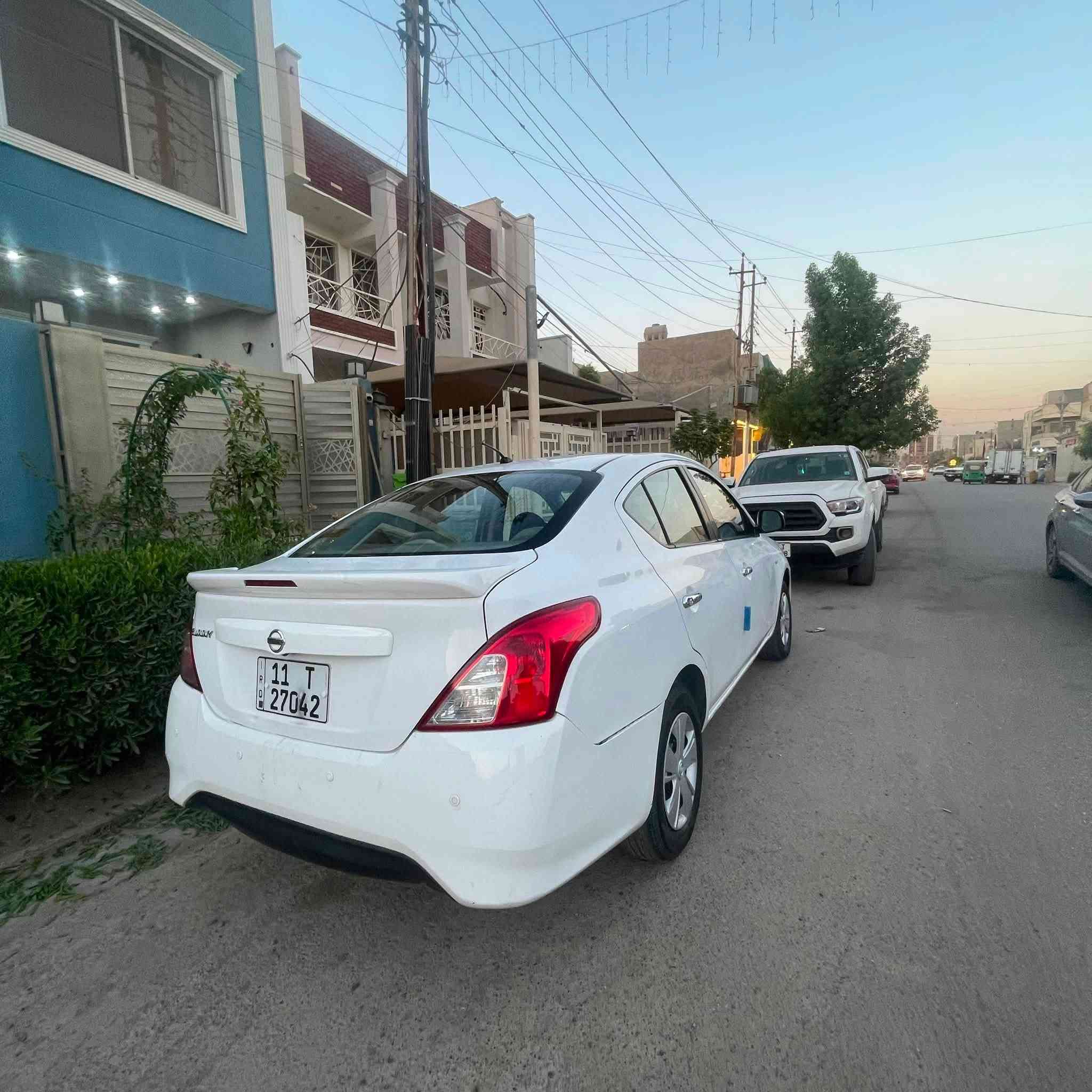 نيسان سني هندي موديل 2018 
بيها جاملغ الايمن صبغ وملاحظات على البارد مثل مموضح بلسونار سيارة خير من الله مكفولة عدا المذكور رقم بغداد  انكليزي باسمي تحويل ثاني يوم ماشيا 145 السعر  المطلوب 85 
للتواصل الرقم ***********
