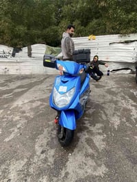 سكنس فحل للبيع الدراجه جديده وصار شهرين من نازله من الرمبه بيها فقط اش...