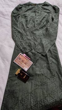 فستان محجبات • زيتوني • قياس٤٠