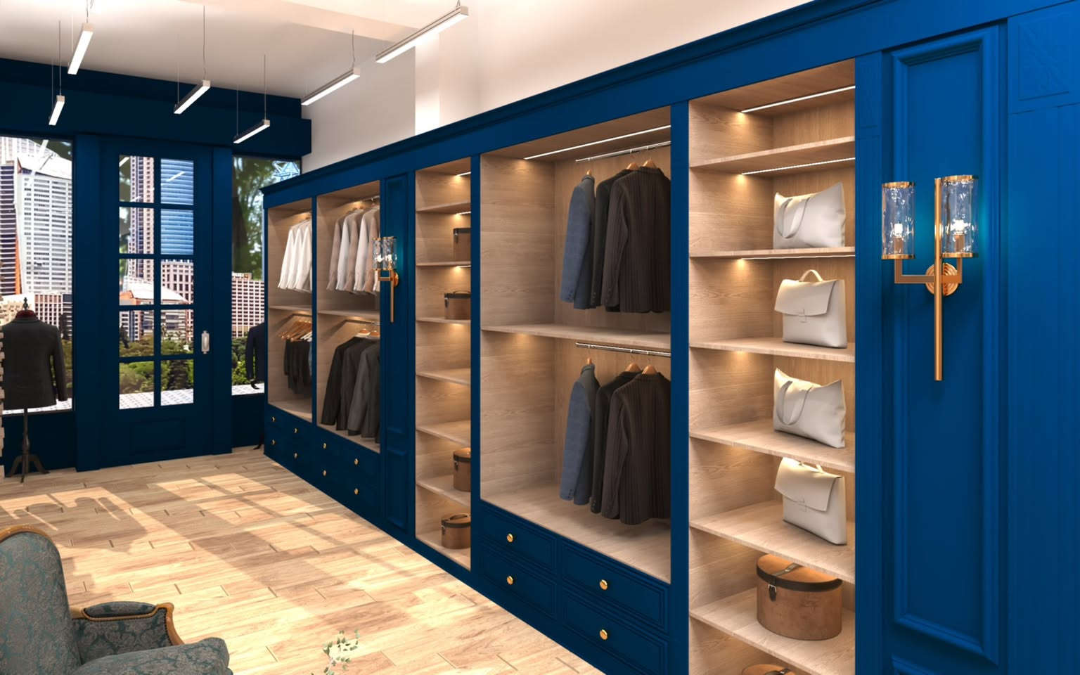 حين تلتقي الفخامة بالتنظيم
تصميم داخلي لمحل ملابس يجمع بين اللون الفخامه الملكية (الازرق الداكن) مع الخشب الطبيعي، ليقدّم تجربة تسوّقيه راقية تعكس الذوق العالي والاهتمام بجوهر التفاصيل.

التصميم الناجح يتناغم مع الروح والاحساس في اظهار جمال المكان…

مكتب آسر الهندسي العقاري

العنوان بابل شارع المقام مكتب اسر الهندسي العقاري 
الهاتف ***********

.
.
.
.
.
#تصميم

#محلات

#تصميمداخلي

#interiordesign

#reelschallengereelschallenge

#innerpeace
