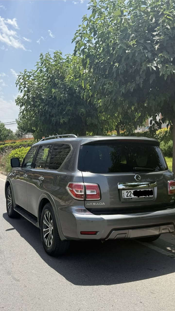 السلام عليكم
نيسان باترول الامريكي( ارمادا) 2020
V8 5.6 محرك
فول مواصفات 
كلين بدون صبغ 
ممشى السيارة 81الف 
مرقم اربيل جاهز تحويل مباشر
السيارة نضيفه حيل ومرتبه
***********
***********
