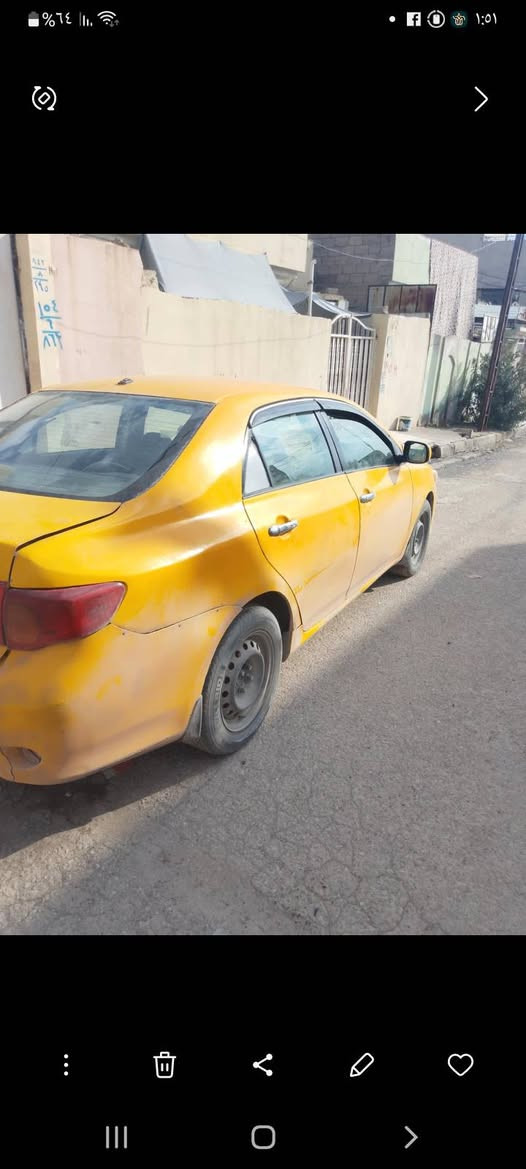 كورلا 2009 منظومة غاز بيها وكاربون بانزين كركوك بيها رقمهاذي قار  كهربائيات جديده حداديه جديدة محرك وكير جديد سيارة جاهزة السعر 74وبيها مجال ترهم مراوس حسب القناعه رقم الهاتف ***********
ملاحظه السيارة مكلوبة بدون كص.
