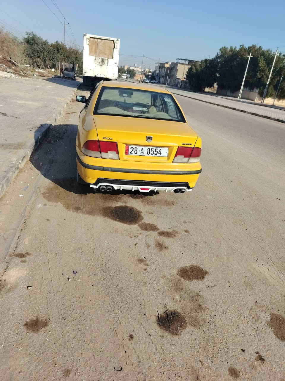 السلام عليكم،، سمند للبيع موديل 11 باسمي، مصفره هيئه وغرامات سنويه ما ساقطه لل 27 وهزه لل 27 سياره جاهزه جير ماكينه بالكرتون عنوان النجف سعر 38 وبيها مجال قليل ***********
