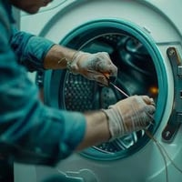 ورشة أكد • صيانة غسالات • قطع غيار أصلية