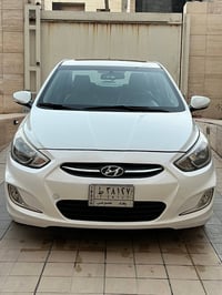 للبيع سياره اكسنت موديل عدادالمشي65 2017محرك1600خليجي اللون ابيض رقم ب...