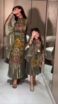 فستان رمضاني كويتي • مقاسات ٣٨-٤٨