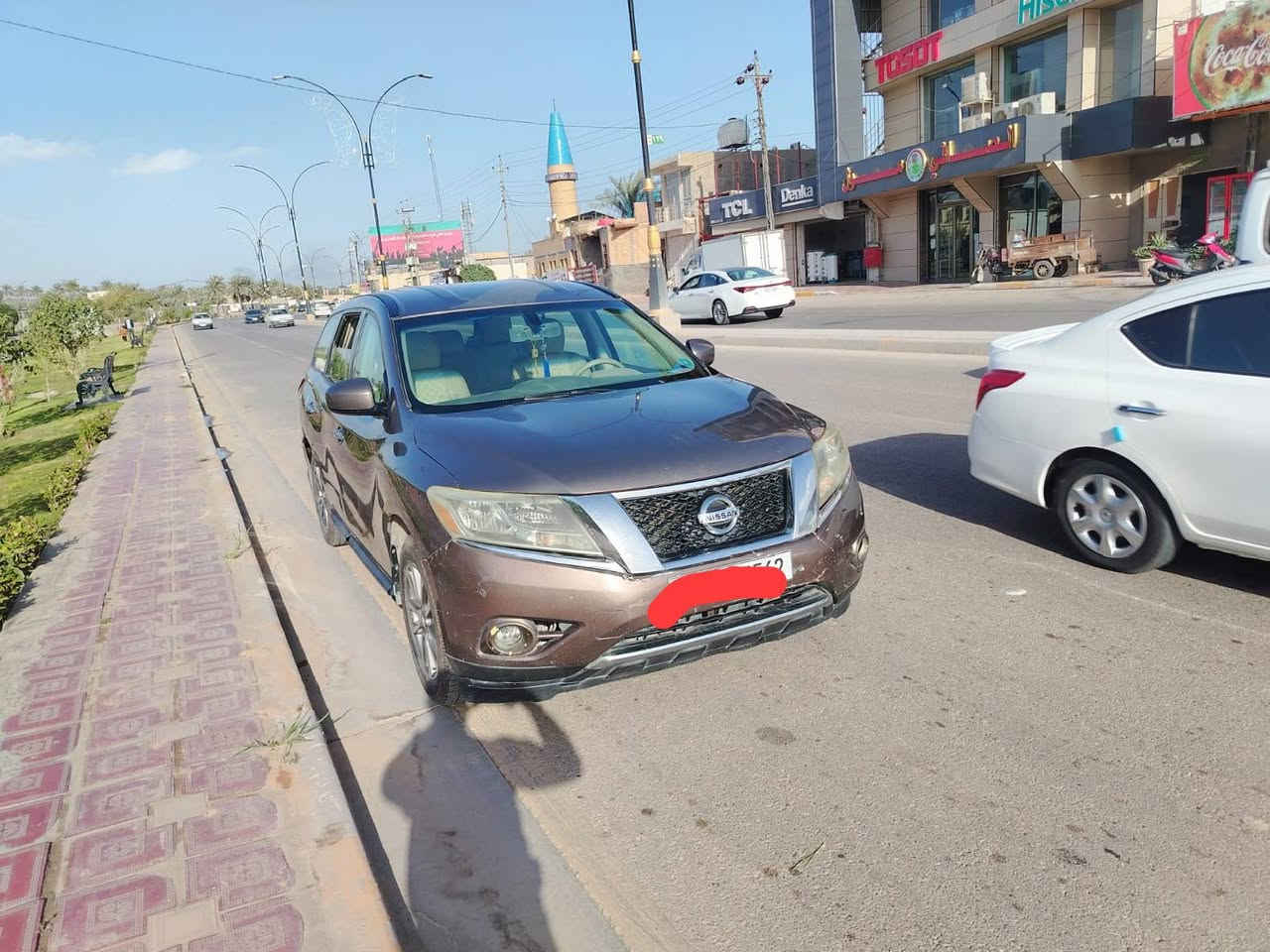 سياره للبيع نيسان بافندر موديل2013 سياره مكفوله من الضربه 7راكب خير من الله السياره السعر 120 مكان السياره كربلاء  الاتصال والستفسار اتصل على راعيهه ***********
