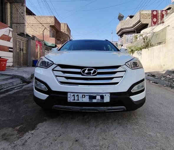 سلام عليكم من رخصه مدير الكروب المحترم سياره سنتافي موديل 2013 سياره خليجي فول مواصفات سته سلندر كير ومكينه خير من الله سبعه راكب كشن كهرباء تحكمات ستيرن جهتين كامره خلفيه حساس خلفي تبريد تلث قطع تبريد ثلج مري شفط اشاير بل كشنات تدفئه وتبريد سايد  بريك دكمه بردات خلفي سياره بيه صبغ بل بنيد وبل صندوك جواء الرقم شويه صبغ فقط بدون دواخل السياره رقم بغداد دولي هزه جديد سنويه 30 السعر 163 وبيهه مجال بصيط مكاني بغداد حي اور رقمي ***********
