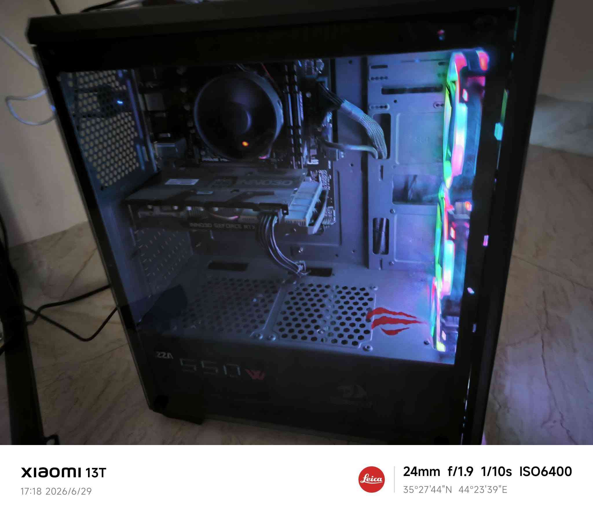 🔥🔥 مو مجرد كيس… هذا وحش Gaming جاهز للانفجار 🎮💥 🔥🔥
قوة + شكل + أداء بتجميعة وحدة 😎⚡

🚀 i5-10400F قابل للتطوير
🚀 RTX 2060 SUPER 8GB
🚀 RAM 16GB
🚀 1TB تخزين
🚀 RGB Gaming Case فخم 🌈

🎮 ألعابك الثقيلة؟ حاضر
🛠️ هندسة وتصميم؟ حاضر
SolidWorks / AutoCAD / Blender يشتغلن بسلاسة 🔥

⚡ فريمات عالية + جرافيك قوي
✨ نظيف جداً 

📩 لا تفوتك الفرصة


**إذا كنت صاحب هذا الإعلان وتريد حذفه لأي سبب، رجاءا أرسل رسالة إلى الدعم الفني**