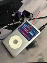 iPod classic 6.5 gen (120g) ايبود كلاسك جيل 6.5 ذاكره 120 الجهاز نضافت...