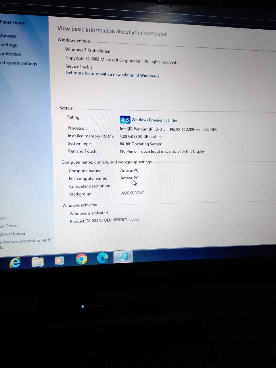 Pc Toshiba avec chargeur 
Marche avec chargeur baterie 0 المامونية, عين فارس


**إذا كنت صاحب هذا الإعلان وتريد حذفه لأي سبب، رجاءا أرسل رسالة إلى الدعم الفني**