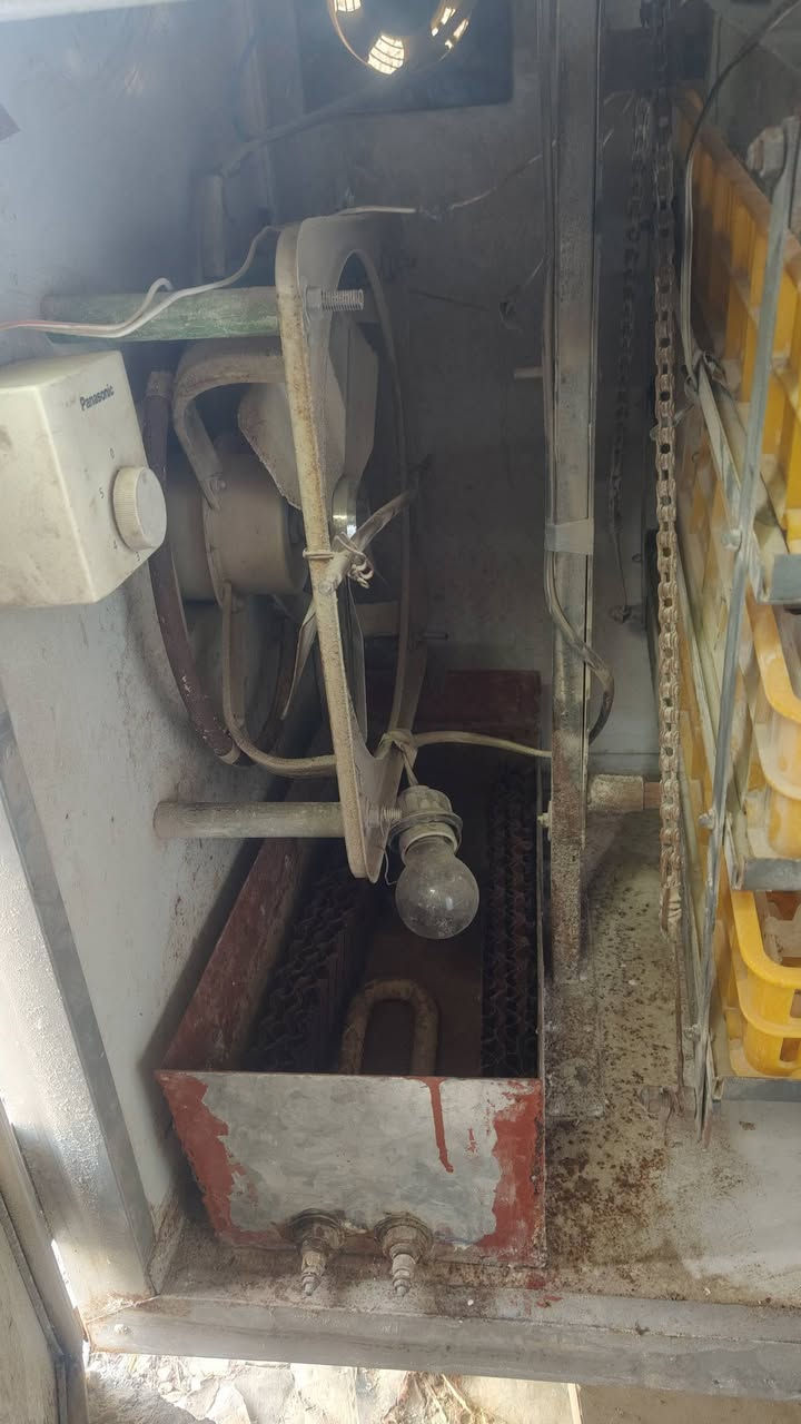 السلام عليكم فقاسه للبيع جديده شغله اكتروني عل كهرباء تشيل 500 بيضه شراي خاص او اتصال***********
