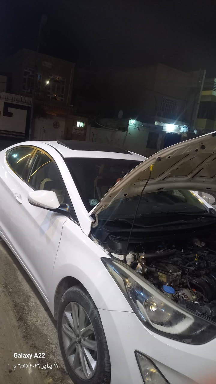 هيونداي إلنترا 2014 للبيع المستعجل
سيارة لقطة ونظيفة جداً (فول مواصفات) 
​المواصفات:
​✅ النوع والموديل: هيونداي إلنترا 2014.
​✅ اللون: أبيض ملكي (صبغ ونظافة توب).
​✅ الرقم: نجف ألماني (خصوصي).
​✅ نظام الوقود: تعمل بنظامين (غاز + بنزين) اقتصادية جداً.
​المميزات (فول مواصفات):
​🔘 فتحة سقف (سلايد روف).
​🔘 بصمة تشغيل وبصمة أبواب.
​🔘 حساسات خلفية أصلية.
​🔘 الداخلية: نظيفة جداً مع تحكم ستيرن وشاشة معلومات.
​🔘 المحرك:  (مثل ما موضح
 بالصور).
​السعر والموقع:
​ السعر المطلوب: 128 ورقة (وبيها مجال  بسيط
📍 الموقع: النجف الأشرف - حي ميسان.
​📞 للتواصل والاستفسار: 
***********
