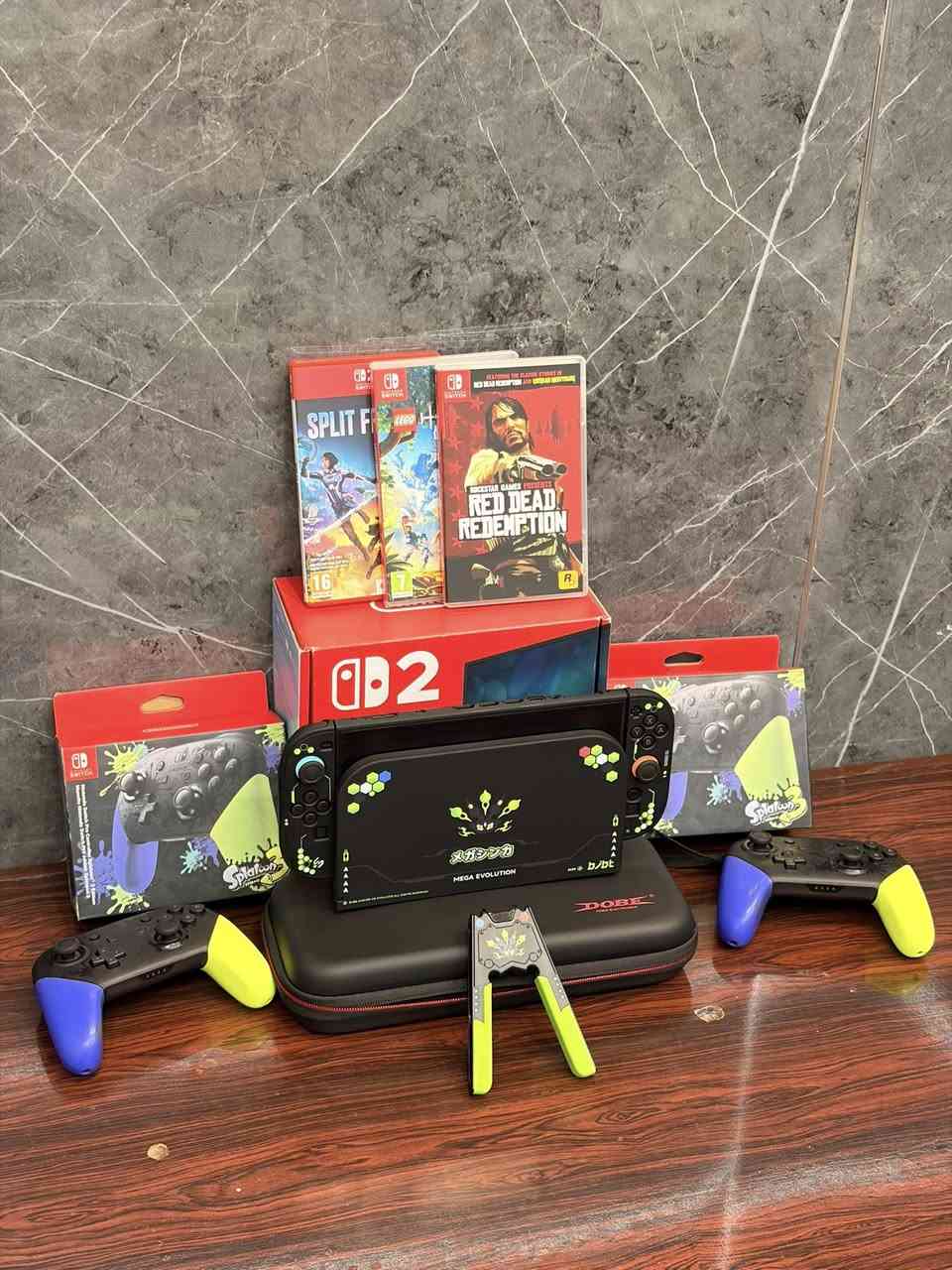 سلام عليكم
نيتندو سوتج ٢ - nintendo switch 2
جهاز نظيف 100% مكفول من كل الأعطال والشخوط
مستعمل قليل كلش صارلة شهرين عندي
الجهاز يحتوي على لاصق شاشة وكفر مميز للجهاز 
___________
ملحقاات :
حقيبة للجهاز تكدر تخزن بيه كامل الملحقات
جويستك برو عدد 2 جديدات وغير مستخدمات ابد 
جهاز كونكتر للأذرع الخاصة بالجهاز 
العاب 
١- Red dead redemption 
٢- Lego horizon adventure 
مع حساب احول الأيميل بأسمك يحتوي على : 
٣- split fiction 
٤- Fifa26
٥- Cuphead
٦- Kunitsu-Gami
الجهاز مع جميع الكراتين والملحقات الأصلية الشاحن الكيبل Hdmi قاعدة تبث بيه ع تلفزيون وموضح كلشي بالصور 
مختصر الجهاز كامل من كل النواحي تاخذة وراسك بارد 
بس الألعاب بسعر الجهاز  

السعر (730 الف ) لايوجد توصيل 
مكاني بغداد الكرخ 
***********
