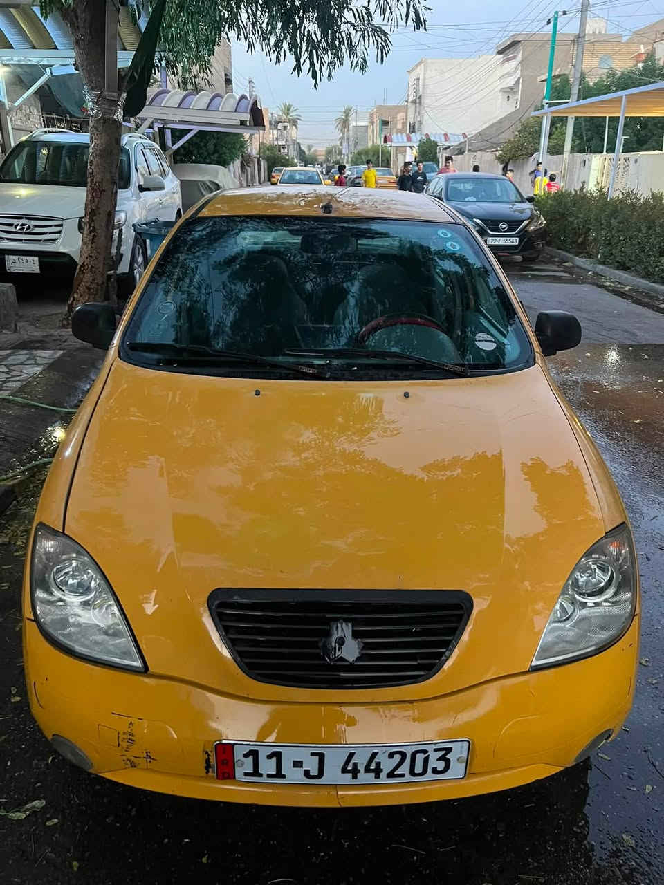 السلام عليكم طيبه للبيع موديل 15 نظيفه السياره بيه جاملغ امامي مبدل بدون دواخل السيارة حلوه مصفره هية وغرامات العنوان بغداد السعر 30 او بيه مجال *********** وت ساب متواجد

