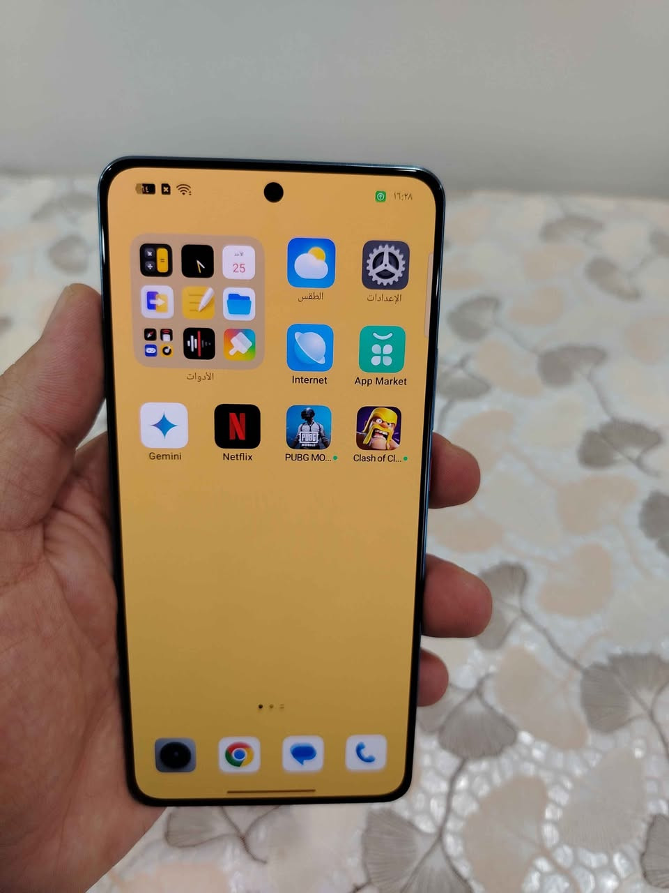 ريلمي جيتي 7 5g الغني عن التعريف فلاكشب 
 إصدار اندرويد 16
الذاكرة512الرام12+12
الشاشه مفولة سطوع6000شمعة
 المعالج دايمنسيتي 9400e
 البطارية 7000mAالشحن 120w
 الكامرات رهيبة 50+50+8 تصوير8k الأمامية 32 تصوير4k الجهاز لوك نضافتة 100/100 بدون غراض السعر 525 وبيه مجال بسيط مكاني بغداد العامرية للإستفسار الاتصال وتساب*********** بغداد, العراق
